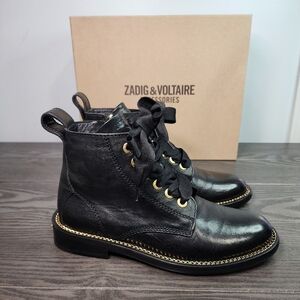 Zadig & Voltaire Chained Combat Boots
